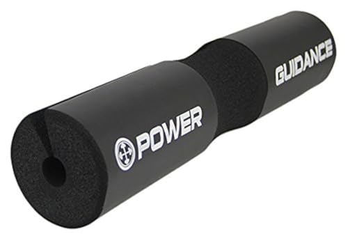 POWER GUIDANCE Langhantel Polster Kniebeugen Barbell Squat Pad Ideal für Squats Lunges Hip Thrusts Gewichtheben mehr Fit 50mm Olympic Bars Viele Farben sind verfügbar (1#Schwarz)
