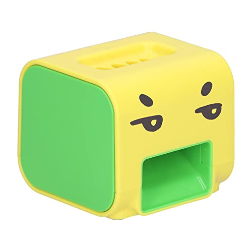 Automatischer Melonensamenöffner, USB-Aufladung Elektrischer Sonnenblumenkernschäler Smart Lazy Schälmaschine Zum Schutz der Zähne(Gelbgrün)