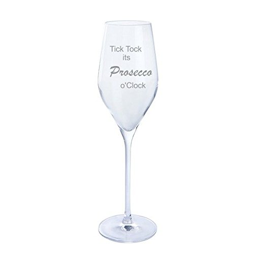 Dartington Tick Tock Seine Prosecco Uhr Prosecco Glas
