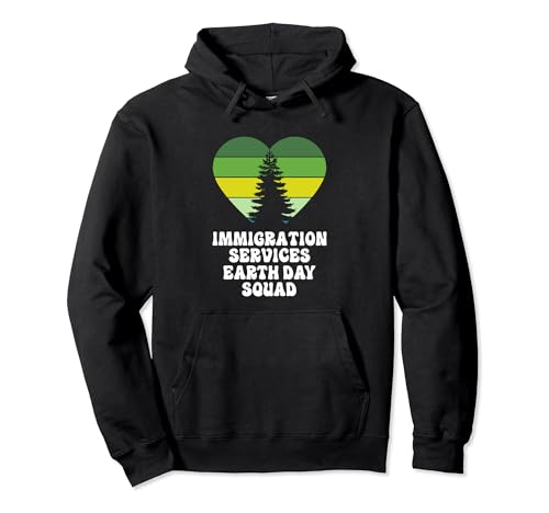Einwanderungsbehörde Sozialarbeiter Earth Day Squad Pullover Hoodie