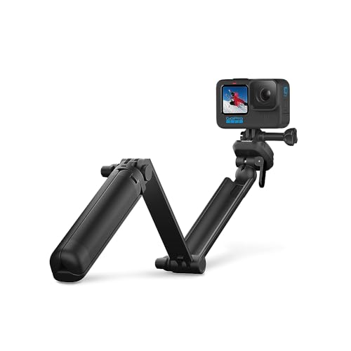 GoPro 3-Way 2.0 (Stativ/Griff/Verlängerungsarm) - Offizielles GoPro-Zubehör, AFAEM-002, Black