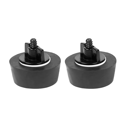 HAF® Pool Winterverschluss Gummi Stopfen 1 1/2" für Einlaufdüsen und Skimmer | Winterstopfen 1,5 Zoll = ca. 4,1-4,9 cm | Zum optimalen Schutz vor Frost im Winter - Menge: 2 Stück