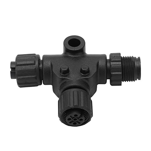 T-Stück für NMEA 2000, T-Verbinder für NMEA 2000 (N2K) Rückgratkabel, Universell, Haltbar und Öl- und Meerwasserbeständig
