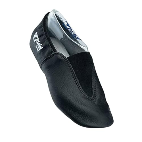 Anniel 2038 Gymnastikschuhe aus Leder. 100% Made in Italy (31, schwarz)