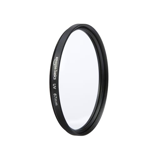 Amazon Basics 67 mm Runder UV-Schutzfilter für klarere Bilder, Schützt vor Staub, Schmutz und Kratzern