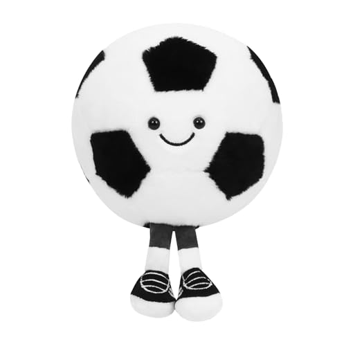 Augesak Plüsch Football,Fußball Kuscheltier,weiche Flauschige Fußball Sitzkissen,Fußball Plüschtier Spielzeug,Fussball Geschenke Jungen,Geschenk Für Fußball Liebhaber und Jungen Mädchen