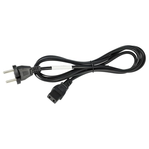 vhbw Netzkabel Schutzkontaktstecker kompatibel mit Revox A76, A77, A78, B225, B77 - C9 Buchse, 2 m