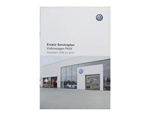 Volkswagen Original VW Serviceplan Serviceheft Scheckheft für PKW