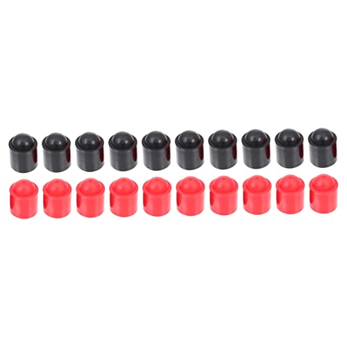 Kisangel 20St Gummiabdeckung für Billardqueues Billard zubehör Billard Queue Endschutz Snooker-Queue Billard-Pad Billard schützende Teile Billardschutzteil austauschbar