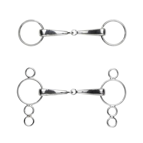 Panduro Hobby Horse | Stick Horse Bit 2-Pack- Bridong Bit & Pessoa Bit (12,5 cm Breite)- Zaumzeug Nicht enthalten | Zubehör für Steckenpferd