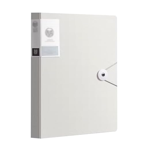 Aktenordner, Ordner for Dokumente, Ordner A4 Präsentationsdisplay, Präsentationsprojekt-Aktenordner for Büro, Schule, 80 Taschen/Blau (Color : White)