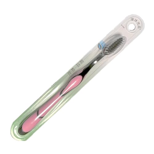 Zahnbürsten mit Aktivkohleborsten – ergonomische Zahnreinigung, weiche Reisezahnbürste | Tragbare Zahnbürste für Männer und Frauen, Reinigungsset zur Entfernung von Flecken für die H