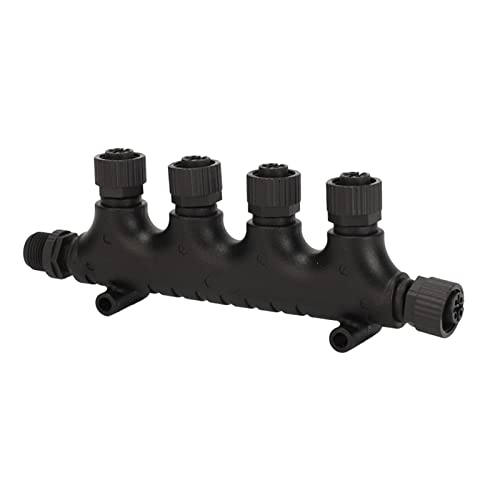 NMEA 2000 T-Stecker, für NMEA 2000 N2K 4 Ports T-Stecker M12 5-polig IP67 Wasserdicht für Lowrance-Netzwerke