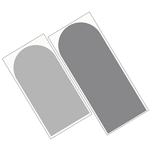 HOMOCONO 2 Stück Geometrischer Bogen-wandaufkleber Von Modern Stickers für Die Heimdekoration Kunst-aufkleber Tapeten-kollektion