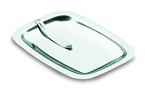 Rechnungstablett mit Klemme Edelstahl