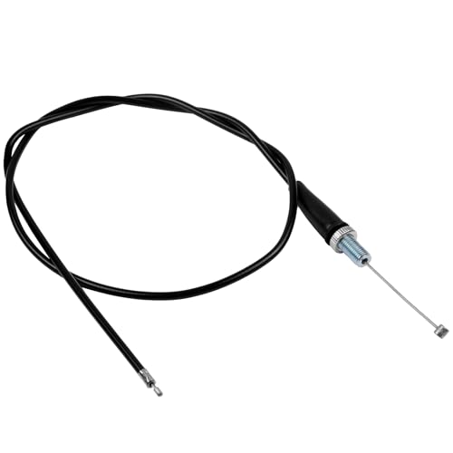 110cm Gaszug Ölkabel Gaszug Motorrad Geradem Kopf Edelstahl Ersatz Gasseil Gaszug Kabel Sersatzzubehör für Pit Dirt Motor Trail Mini Bike Motocross 50cc 90cc 110cc 125cc 140cc 150cc 200cc 250cc, M10