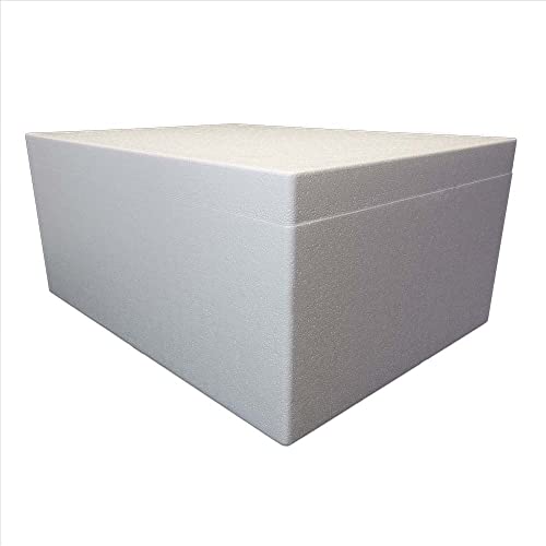 Terra Exotica Styroporbox/Thermobox - 75,0 Liter - 79,0 x 59,0 x 36,0 cm/Wandstärke 6 cm - Styrobox