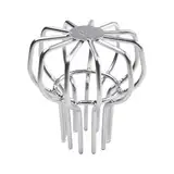 Dachrinnenschutz Anti-Rost Rinnensieb, Dachrinnen Laubschutz, 304 Edelstahl Dach Ablauf Net Blatt Catcher Gutter Schutz Abdeckung, Fallrohrschutz(50mm)