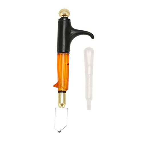 Ölzufuhr-Glasschneider mit Metallgriff und Legierungsklinge, Prägnantes Klingenrad, 2–15 Mm Schnittstärke für die Handwerkliche Baustoffindustrie