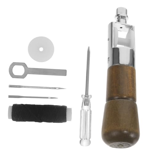 Uonlytech 1satz Diy Leder Nähwerkzeug Tragbare Schneiderahle Mit Nadeln Für Lederhandwerk Leicht Und Langlebig Für Reparaturen Und Kreative Projekte