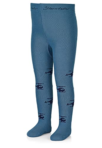 Sterntaler Kleinkind Jungen Strumpfhose Baby Kleinkind Hubschrauber Strumpfhose - Babystrumpfhose - mit Hubschrauber - mittelblau, 80