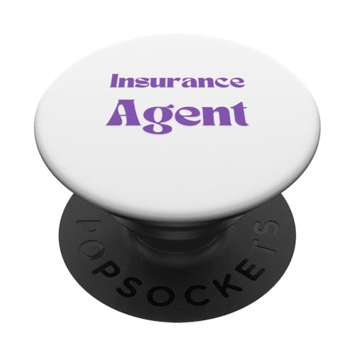 Versicherungsagent. Versicherungsagentur, Versicherungsmakler Life PopSockets Klebender PopGrip