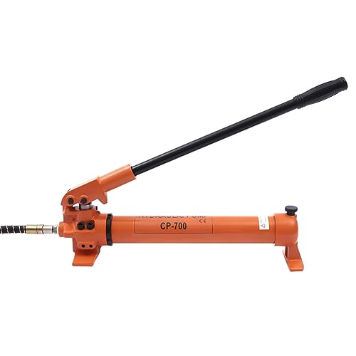 Hydraulikpumpe Hydraulische Handpumpe 800cc CP-700 Manuelle Hydraulikpumpe für Hydraulikzylinder Hydraulikwerkzeug Automatische Umschaltung Zwischen Hoch- Und Niederdruck
