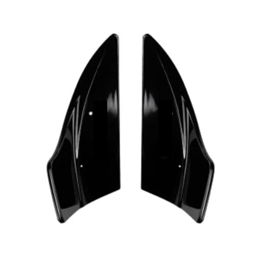 Kompatibel für Mercedes Benz C-Klasse W206 S206 C180 200 260 300 400 AMG C43 2021+Stoßstange Vorne Lippe Diffusor Seitenteil Splitter Kratzschutz (Color : Gloss Black)