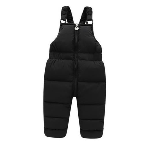 AOOPOO Baby Winterhose Leicht Daunenhose Schneehose Mädchen Jungen Dick Warm Winter Schnee Latzhose Kleinkind Winddicht Skihose Outdoorhose für Baby Kinder 1-4 Jahre