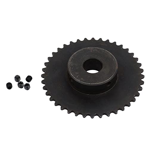 1PCS 04C Kettenrad 40 Zähnefahrzeuge Rad mit oberen Drahtbohrung 8-19mm, 40 Zähne, Bohrung 12mm