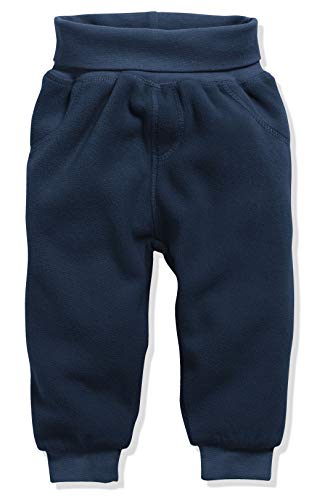 Playshoes Unisex Kinder Fleece-pumphose Baby-Hose, Marine, 104 EU