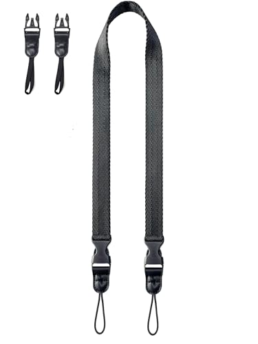 YMTHamaz3 nylon carrier kameragurt,tragegurt kamera dünn,kamera riemen schmal,Schwarz, ‎99CM