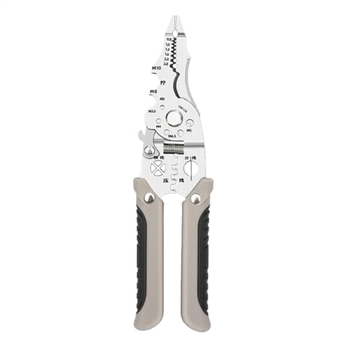Lunaobrik Faltbare Drahtstripper, faltbare Crimper und Stripper | Ergonomischer 18-in-1-Drahtschneider - Automatische elektrische Kabel-Stripperinnen mit nicht rutschem Griff,