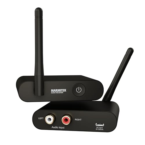 Marmitek Funk Audio Übertragung - Audio Anywhere 630 - Verbinden Sie Ihre Musik Quelle drahtlos mit Ihre Ihre Stereoanlage - Wireless Transmitter