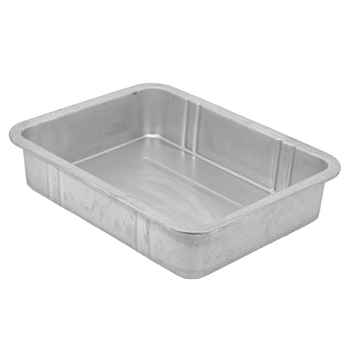 Ölablasswanne, Auslaufsicher, Tragbare Metallkonstruktion für Einfachen Ölwechsel, Schutz von Einfahrten und Mehr mit Widerstandsfähigem Metall (10L)