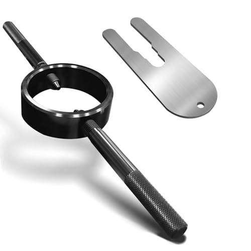 Motorrad Gabel Federkompressor Werkzeug,Universeller Gabel Feder Kompressor Werkzeug Schraubenfeder-Service-Set, Fork Spring Compressor Tool für Meisten Upside Down Sreetbike Motorrad Gabeln