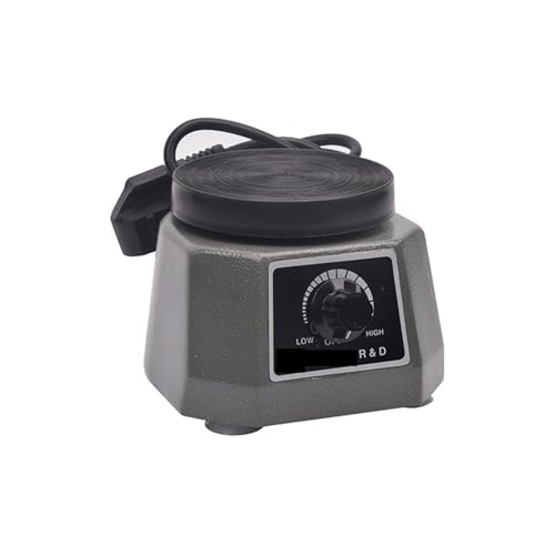 Laborvibrator, Gipsrüttler, runde Platte, kleiner Gips, variable Intensität, Schüttelgeschwindigkeit, einstellbarer Vibrationstisch for Gipsgeräte