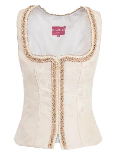 Krüger Dirndl Damen Mieder 416966 beige 40