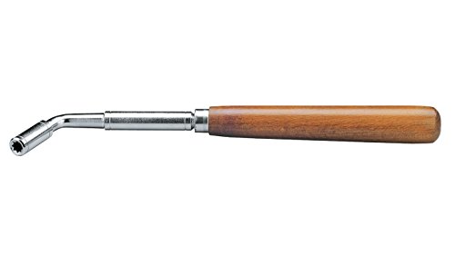 K&M 166 Stimmhammer vernickelt mit Holzgriff - konischem Stern-Einsatz 0,62 cm - einfaches Klavier-Stimmen