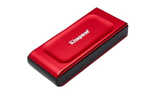 Kingston XS1000 2TB External SSD USB 3.2 Gen 2 Portables Laufwerk Rot-SXS1000R/2000G