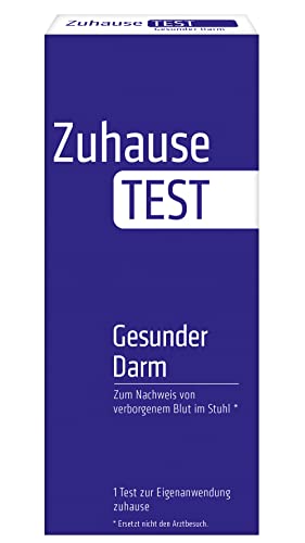 NanoRepro ZuhauseTEST Gesunder Darm, Schnelltest zum Hinweis auf fäkal okkultes Blut (FOB), einfacher Stuhltest bei möglichen Erkrankungen wie Darmpolypen & Colitis Ulcerosa