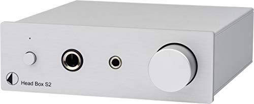 Pro-Ject Head Box S2 Mikro High End Kopfhörerverstärker (Head Box S2, Silber)