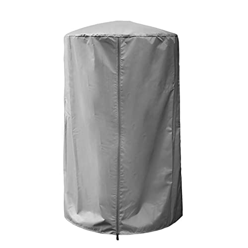 Wetterschutzhülle für Terrassenheizer und boxsack stehend, Heizpilz, Patio Heizungsabdeckung Reißfest Wasserdicht, Winddicht Abdeckung, UV-Beständiges, 61x96,5 cm (Grau)
