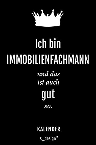 Kalender für Immobilienfachmänner / Immobilienfachmann / Immobilienfachfrau: Immerwährender Kalender / 365 Tage Tagebuch / Journal [3 Tage pro Seite] ... / Planungen / Planer, Erinnerungen, Sprüche