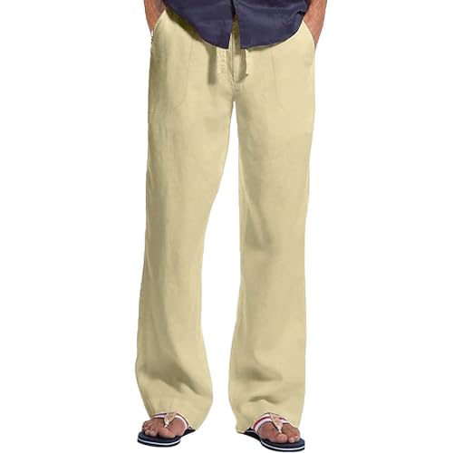 Rumity Herren-Hosen Baumwolle Freizeithose Jogginghose Herren Baumwolle Schwarze Baumwollhose Herren Sporthose Herren Lang Slim Fit