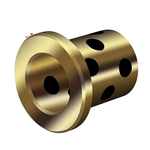 Innendurchmesser 15,16,18mm Geflanscht Oilless Graphit Messingbuchse Kupferlager 1Stk (Color : JFB, Size : 16x22x50-29x3)
