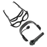 Milisten 1 Set Puppen Anzieh Headset Mini Mikrofon Brillen Headsets Kopfhörer Für Puppen Mikrofon Puppe Dekoratives Headset Puppen Mikrofon Puppen Anzieh Kopfhörer