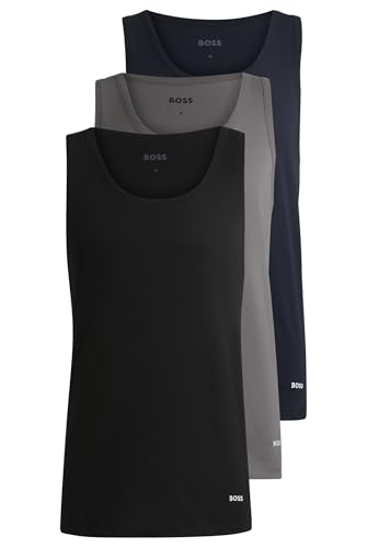 BOSS Tank Top 3P Classic,Open Miscellaneous985,M