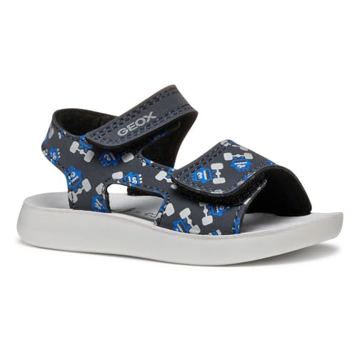 Geox B LIGHTFLOPPY Sandal, Navy/Royal, 25 EU