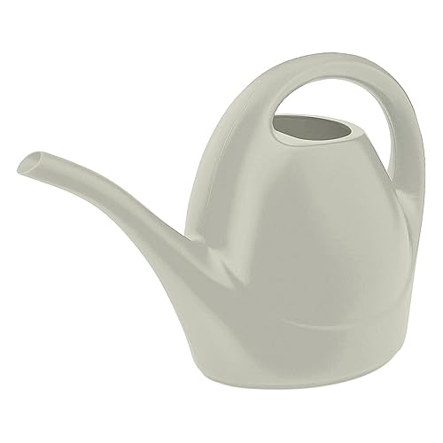 Emsa Gießkanne, Klassisches Design, Volumen 1,5 Liter, Kunststoff, Seidengrau, Oase, 517546, 30.0 x 13.5 x 21.5 cm